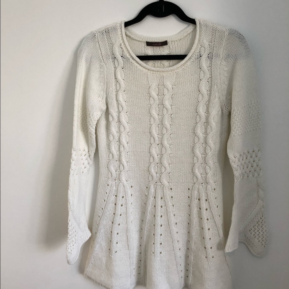 White sweater Heather B